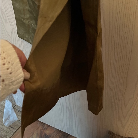 French Connection Olive Green Wide-Leg Pants - Picture 4 of 14